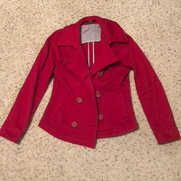 Jackets & Blazers - Red pea coat